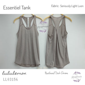 Lululemon - Essential Tank (Heathered Dark Chrome) (LL03156)