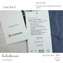 Lululemon - Love Tee V (Washed Moon Blue) (LL03362)