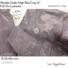 Lululemon - Wunder Under High-Rise Crop 21”*Full-on Luxtreme (Rejuvenate Multi) (LL03630)