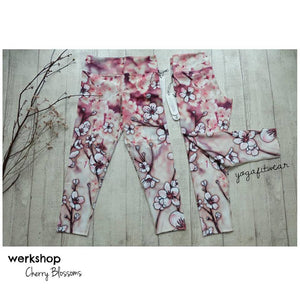 Werkshop Capri Length - Cherry Blossoms (WS00077)