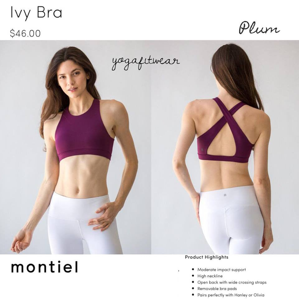 Montiel bra - Ivy Bra (plum) (MT00079)