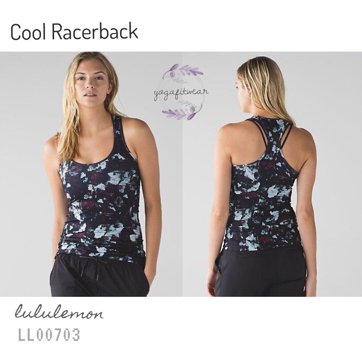 Lululemon - Cool Racerback (Static Blossom multi) (LL00703)