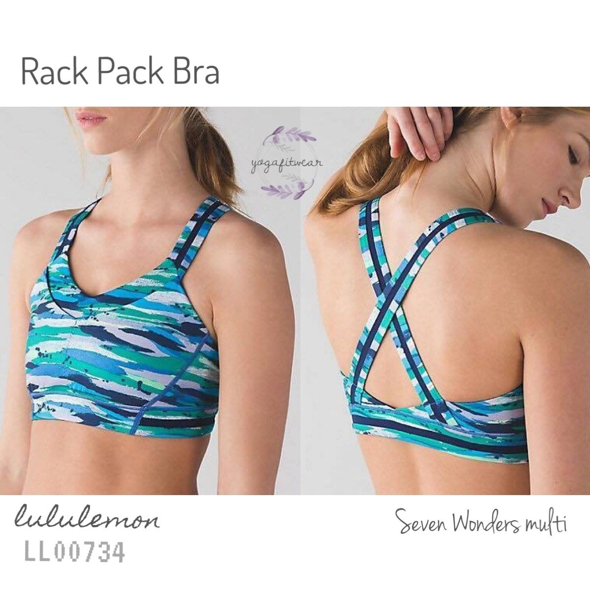 Lululemon - Rack Pack Bra (Seven Wonders multi) (LL00734)