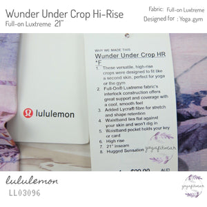 Lululemon - Wunder Under Crop Hi-Rise *Full-on Luxtreme (Sunrise silhouette Multi) (LL03096)