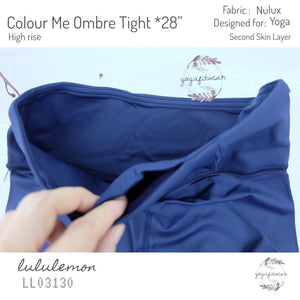 Lululemon Colour Me Ombre Tight *28 - Midnight Navy / Gatsby Blue / Visto  Blue - lulu fanatics