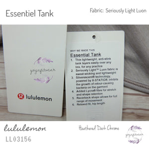 Lululemon - Essential Tank (Heathered Dark Chrome) (LL03156)