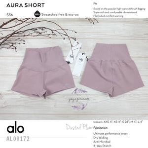 Alo - Aura Short (Dusted Plum) (AL00172)