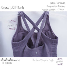 Lululemon - Cross It Off Tank (Heathered Graphite Purple) (LL03287)