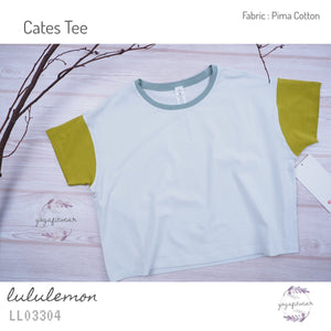 Lululemon - Cates Tee (Ocean Mist/ Golden Line/ Palm Court) (LL03304)