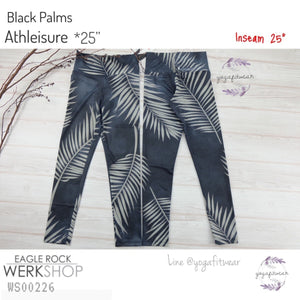 Werkshop - Black Palms- Athleisure *25” (WS00226)
