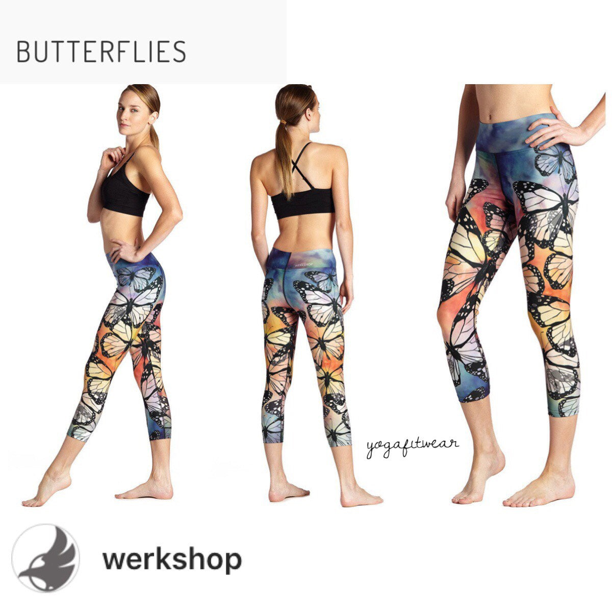 Werkshop Capri Length - Butterflies (WS00009)
