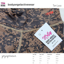 Body Angel Activewear - Tan Lace Legging (Nude/Gold) (BA00002)