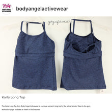 Body Angel Activewear - Karla Long Top (Midnight blue) (BA00005)