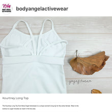 Body Angel Activewear - Kourtney Long Top (White) (BA00006)