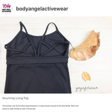 Body Angel Activewear - Kourtney Long Top (Black) (BA00007)