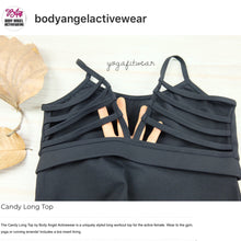 Body Angel Activewear - CandyLong Top (Black) (BA00009)