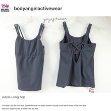 Body Angel Activewear - Adela Long Top (Grey) (BA00015)