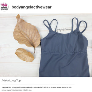 Body Angel Activewear - Adela Long Top (Grey) (BA00015)