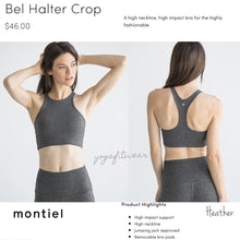 Montiel - Bel Halter Crop (Heather) (MT00097)
