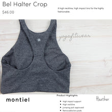 Montiel - Bel Halter Crop (Heather) (MT00097)