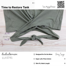 Lululemon : Time to Restore Tank (Grey Sage)(LL03741)