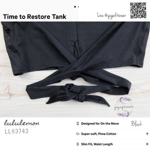 Lululemon : Time to Restore Tank (Black) (LL03743)