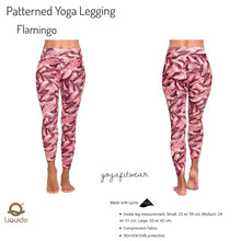 Liquido - Patterned Yoga Legging  : Flamingo (LQ00511)