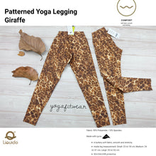 Liquido - Patterned Yoga Legging  :Giraffe (LQ00512)