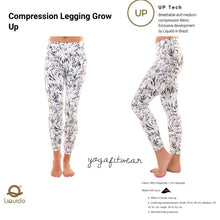 Liquido - Patterned Yoga Legging  :Grow Up (LQ00516)