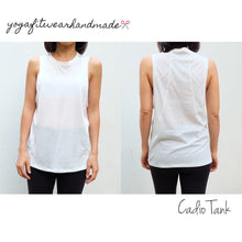 Yogafitwear Handmade Tank : Cadio Tank (ผ้า  T/C) (Ivory) (YF0006D)