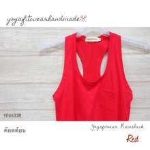 Yogafitwear Handmade Tank : Racerback (ผ้า CM32) (Red) (YF0033R)