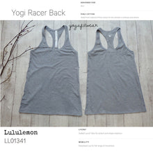 Lululemon - Yogi Racer Back (Mini Stripe Heathered Arctic Grey White) (LL01341)
