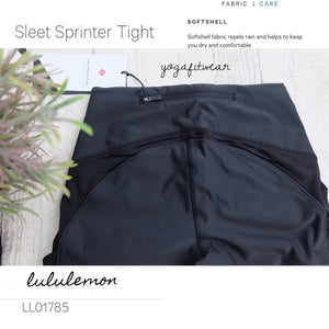Lululemon - Sleet Sprint Tight (Black) (LL01785)