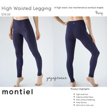 Montiel Legging - High Waisted Legging (Navy) (MT00088)