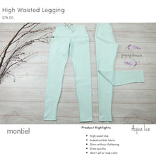 Montiel Legging - High Waisted Legging (Aqua Ice) (MT00106)