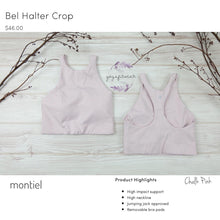 Montiel - Bel Halter Crop (Chalk Pink) (MT00108)