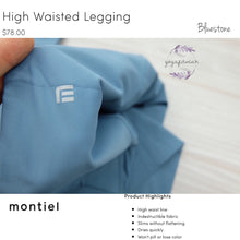Montiel Legging - High Waisted Legging (Bluestone) (MT00111)