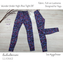 Lululemon :Wunder Under High-Rise Tight 28”*Full-on luxtreme (Warp Floral Multi) (LL03663)