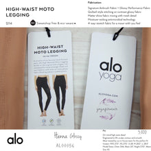 alo : High-Waist Moto Legging (Henna /Henna Glossy) (AL00056)