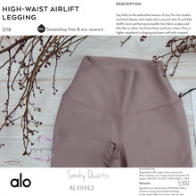 alo : High-Waist Airlift Legging (Smoky Quartz) (AL00062)