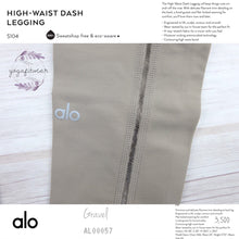 alo : High-Waist Dash Legging (Gravel) (AL00057)